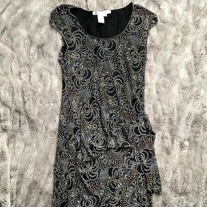 StudioM Black Floral Dress